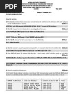 DB Marking Scheme PDF