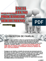 A Importância Da Familia No Processo de Ser Humano-Tutoria