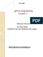 Lec 3 Bituminous Materials PDF
