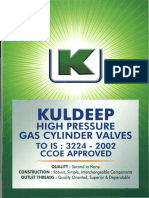 High Pressure Gas Cylinder Valves