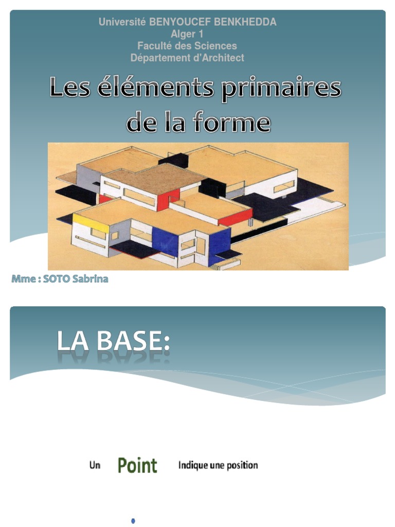 Éléments primaires de la forme architecturale | PDF | Cercle