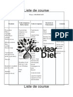 Liste de Course 30JPS
