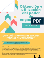 Obtención y utilización del poder en negociaciones