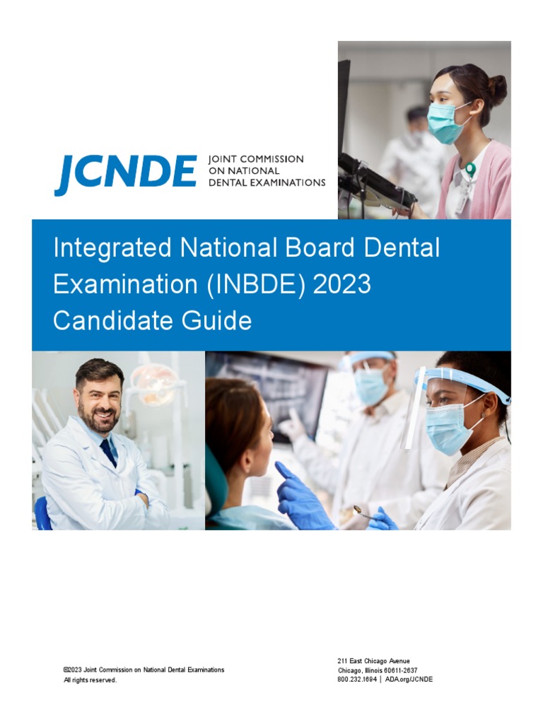 INBDE Guide PDF Medical Diagnosis Dentistry