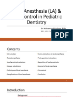 Lecture 2 - Local anesthesia and pain control in pediatric dentistry (2)