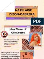 Nina Ellaine Dizon Cabrera CEO Colourette Cosmetics