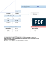 Calculadora de Opção - Mercado A Vista - Zetta Conhecimento