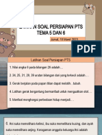 Soal Latihan Persiapan PTS Tema 5 Dan 6