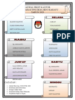 Jadwal Piket PPS SDR 2023