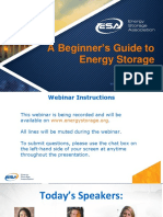 Energy Storage Beginners Guide