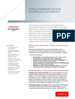 Oracle Adv Access Controls Cloud Ds PDF