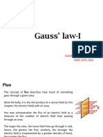 Gauss Law Flux PDF