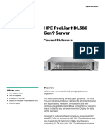 HP Proliant dl380 g9 Tech Sheet