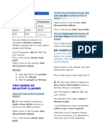 Relative Clauses