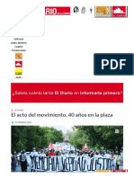 El Acto Del Movimiento, 40 Años en La Plaza - El Diario de La Pampa