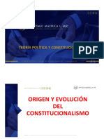 Origen y Evolución Del Constitucionalismo 2022 PDF