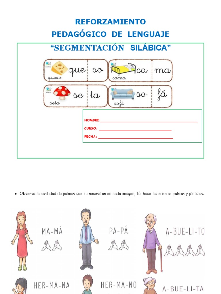 Guía de Segmentación Silábica | PDF | Arte