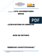 Derecho Constitucional (Programa)