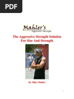 Download Mike Mahler - Aggressive Strength Solution for Size and Strength eBook by volodos37 SN63318398 doc pdf