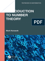 (Textbooks in Mathematics) Mark Hunacek - Introduction To Number Theory-Chapman and Hall - CRC (2023) PDF