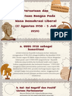 Persatuan Dan Kesatuan Bangsa Pada Masa Demokrasi Liberal (17 Agustus 1950 - 5 Juli 1959)