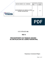 Ccu-Pts-Dt-002 - 0 Procedimiento de Instalación de Cierre Perimetral