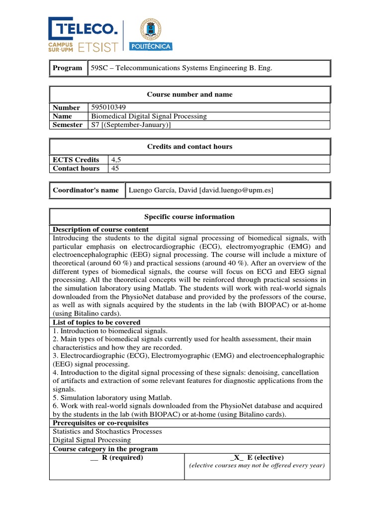 Biomedical_Digital_Signal_Processing PDF Electroencephalography