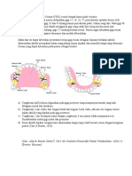 Gigi tiruan sebagian lepasan untuk periodontitis dan abrasi gigi