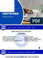 Research Title Defense Template