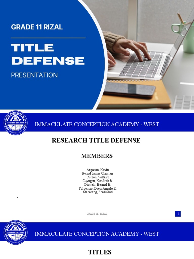 Research Title Defense | PDF | Adolescence | Popular Culture & Media ...