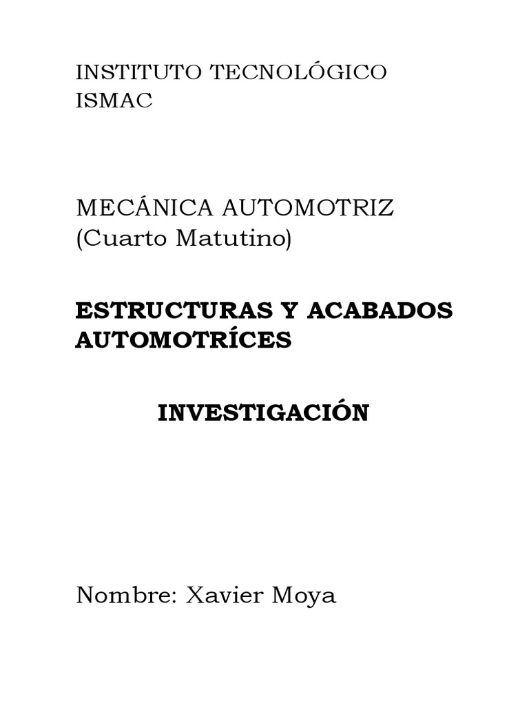 Tratamiento Anticorrosivo ELPO en Autopartes | PDF | Corrosión | Pintar