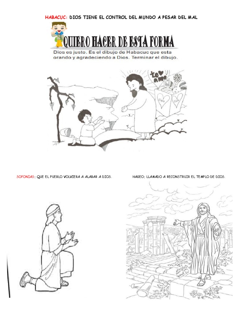 Actividades Antiguo Testamento Habacuc A Malaquias Pdf