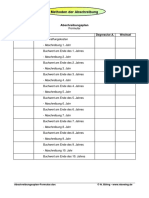 Abschreibungssplan Formular