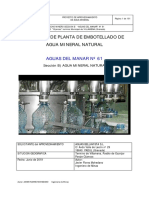 Proyecto Planta Embotelladora Agua Mineral AGUAS DEL MANAR PDF