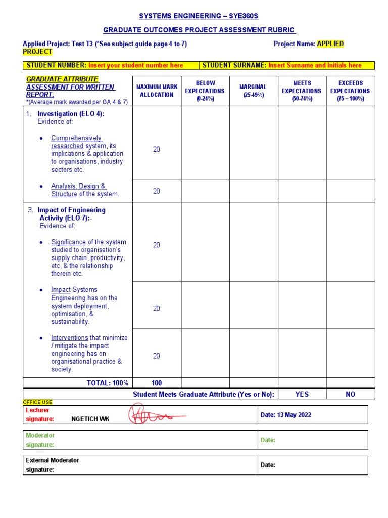 Student Initials for Project Submission | PDF | System | Systems ...