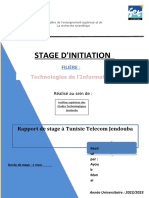 Stage D'Initiation: Technologies de L'informatique