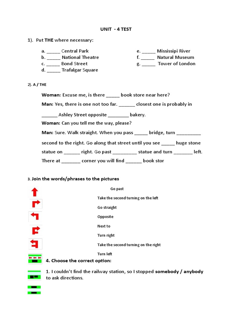 Unit 4 Project 4 Test Pdf Language Arts Discipline