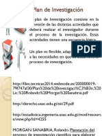 El Plan de Investigación