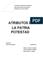 Atributos de La Patria Potestad