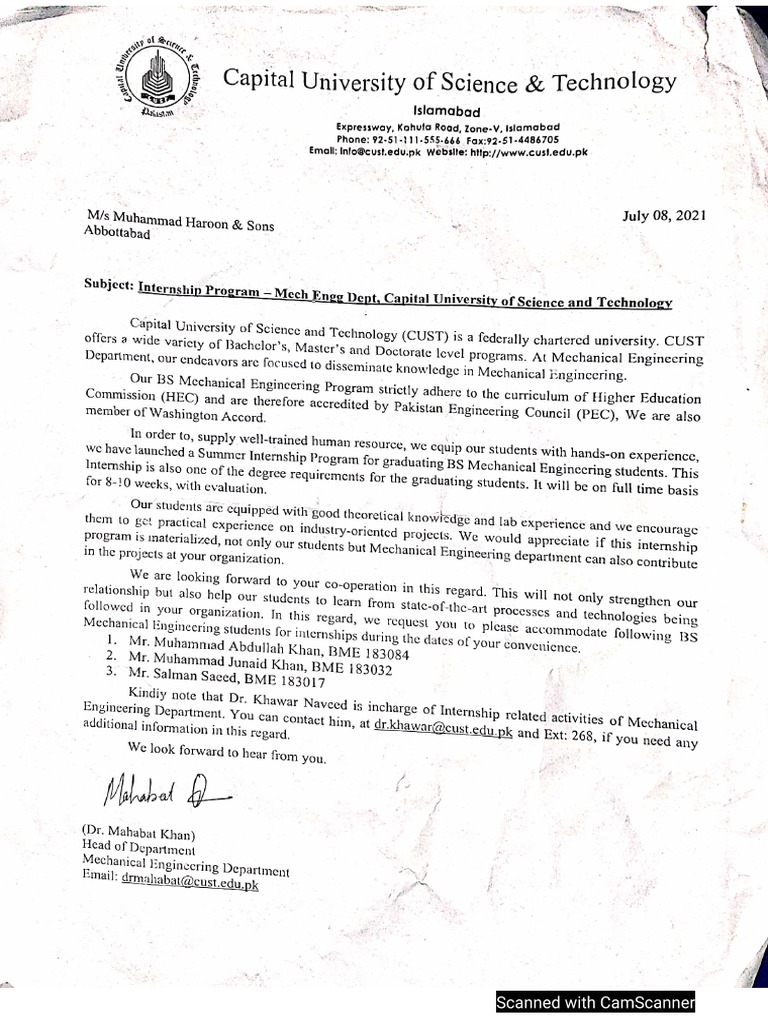 College Ki Taraf Se Meaning In English