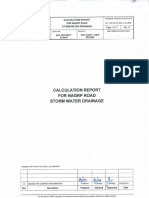 Calculation Report For Nagrp Road Storm Water Drainage
