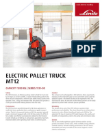 Electric Pallet Truck MT12: CAPACITY 1200 KG - SERIES 1131-00