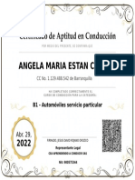 Certificado - ANGELA MARIA - ESTAN CASTRO - 61d609c98690442c557482e0