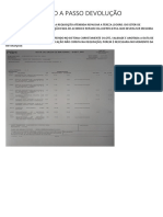 Passo Passo de Devolução PDF
