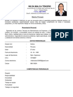 CV Nilda Malca Tenorio PDF