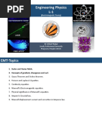 Engineering Physics L-1: (Electromagnetic Theory) Quantum Mechanics