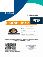 Carné de Salud PDF