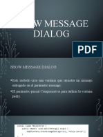 Show Message Dialog Presentacion