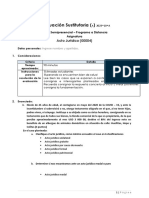 Evaluación Sustituroia