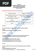 Last Minute Preparation Most Commonly Asked Class 12 IP